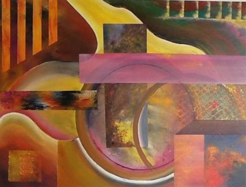 Abstract Keith Hastings artwork.