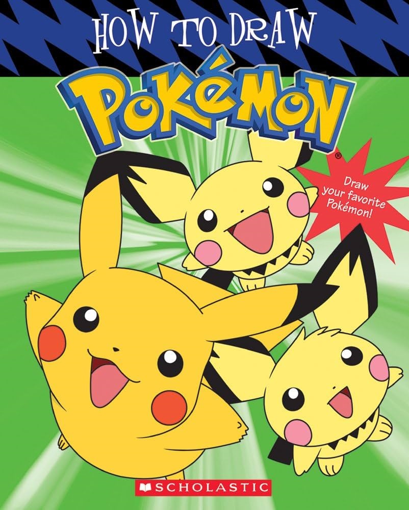 Book Cover, How to Draw Pokemon by Maria S Barbo and Tracey West.