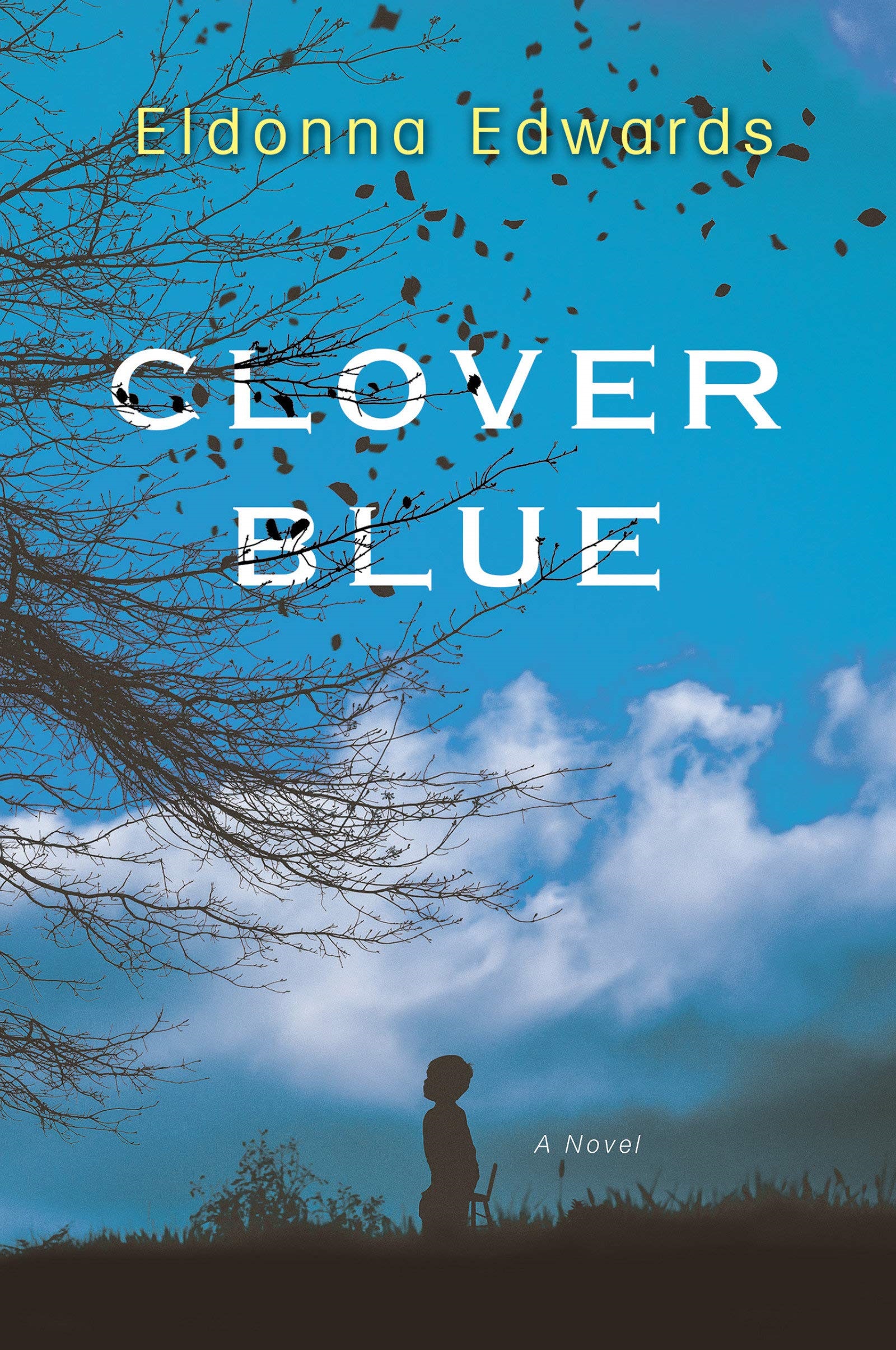 Book cover, Clover Blue by Eldonna Edwards.