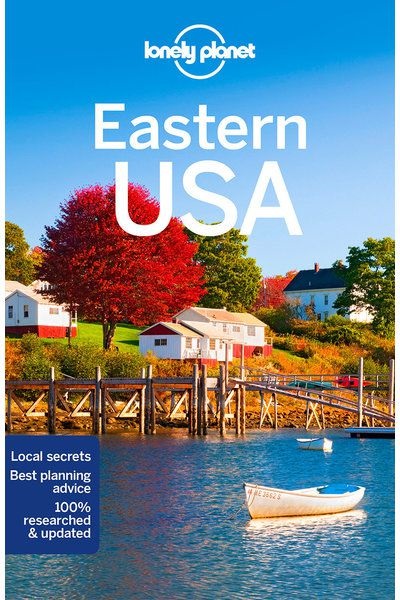 Book cover, Eastern USA by Lonely Planet.