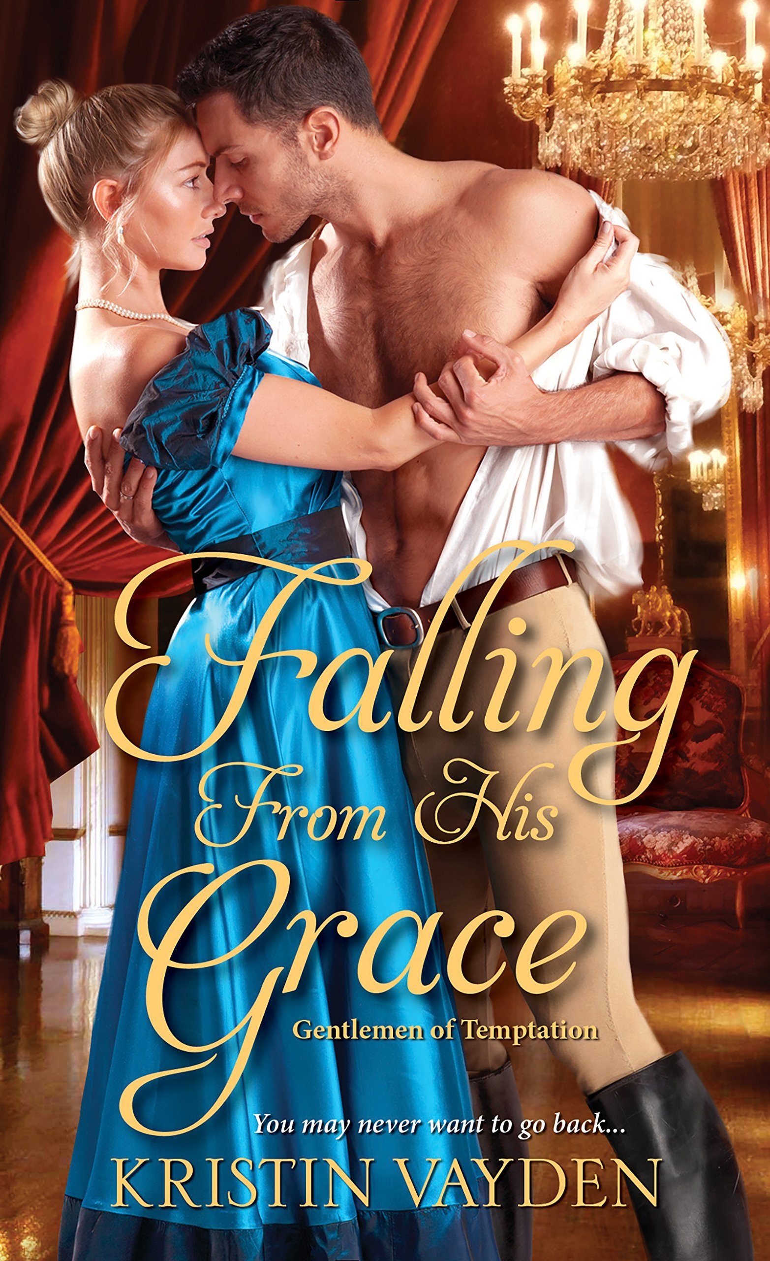 Book cover, Falling From His Grace by Kristin Vayden.