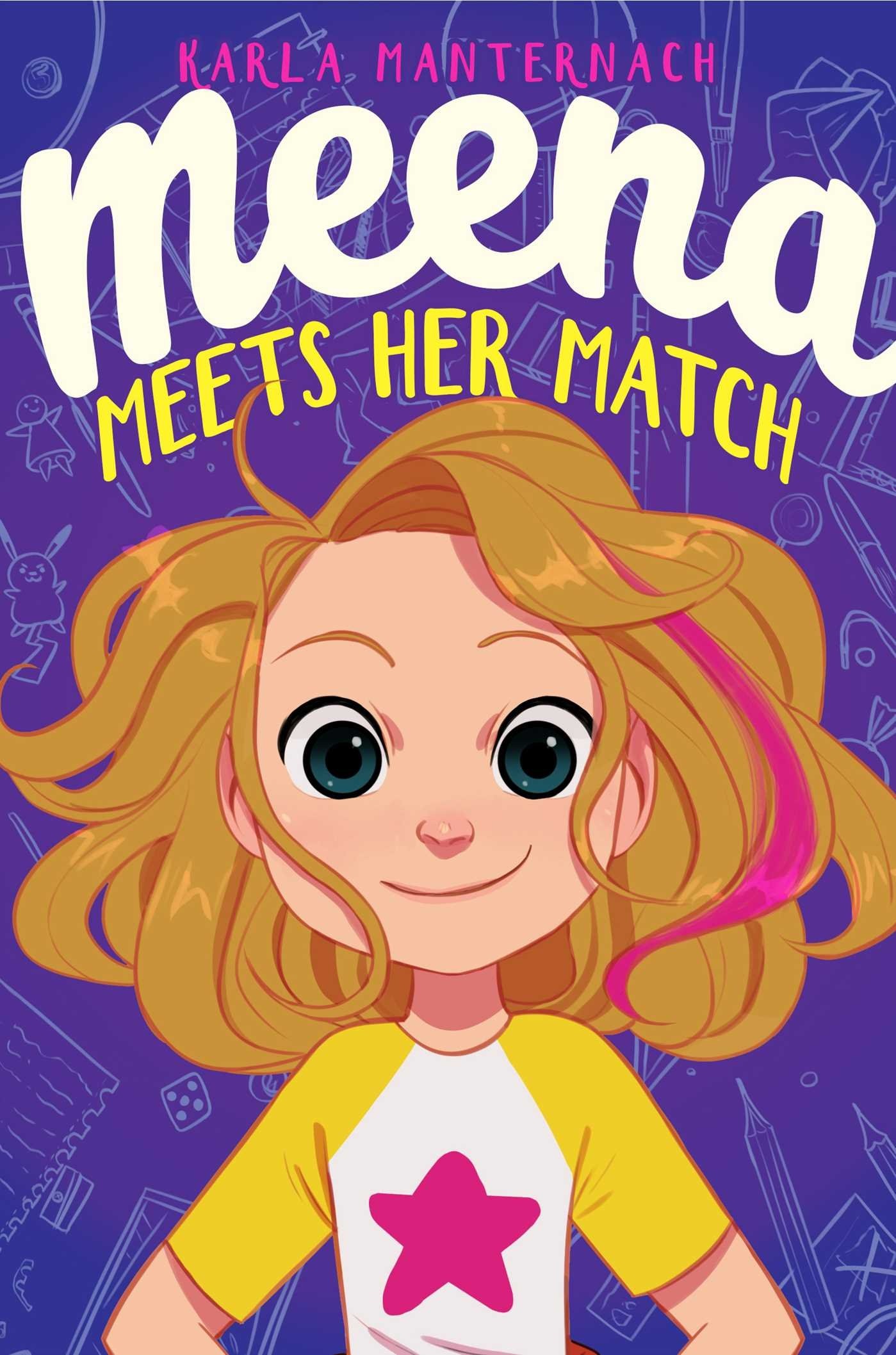Book Cover, Meena Meets Her Match by Karla Manternach.