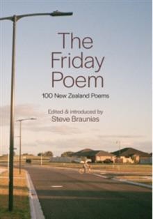 Book cover of Steve Braunias The Friday Poem.