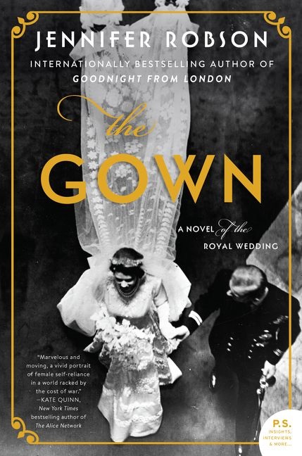 Book cover, The Gown by Jenifer Robson.